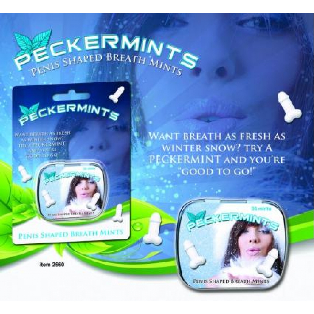 Peckermints In Blister Card - Adult Candy and Erotic Foods