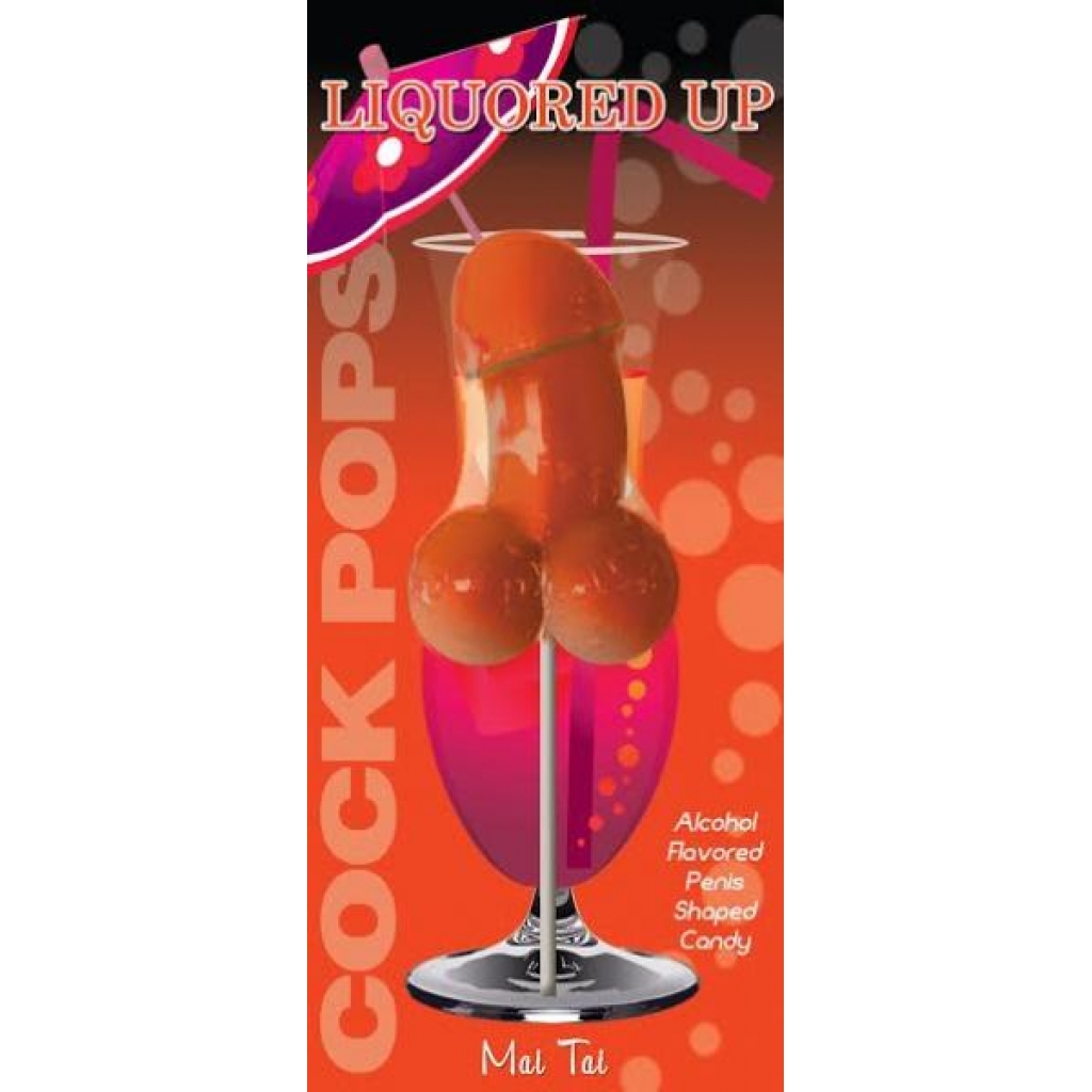 Cock Pop Mai Tai Flavor Lollipop - Adult Candy and Erotic Foods