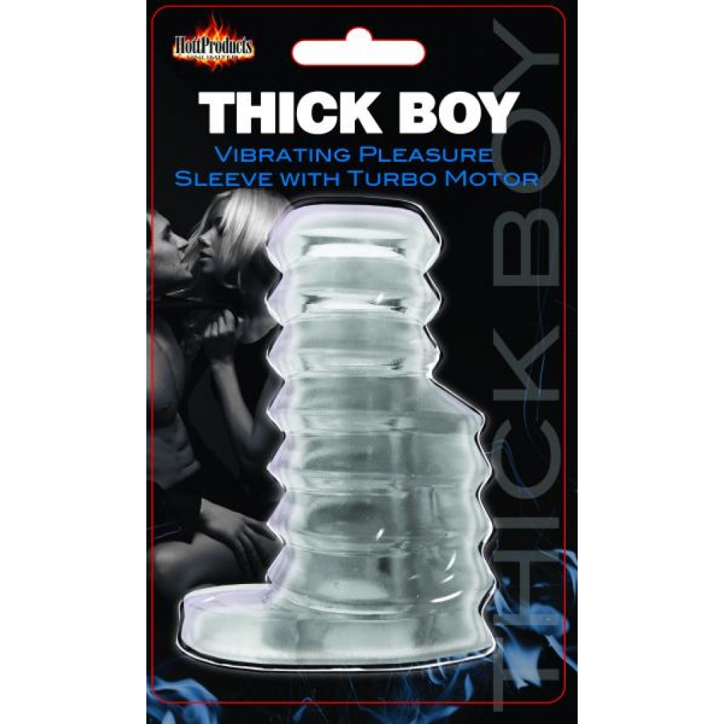Thick Boy Turbo Sleeve Clear - Penis Sleeves & Enhancers