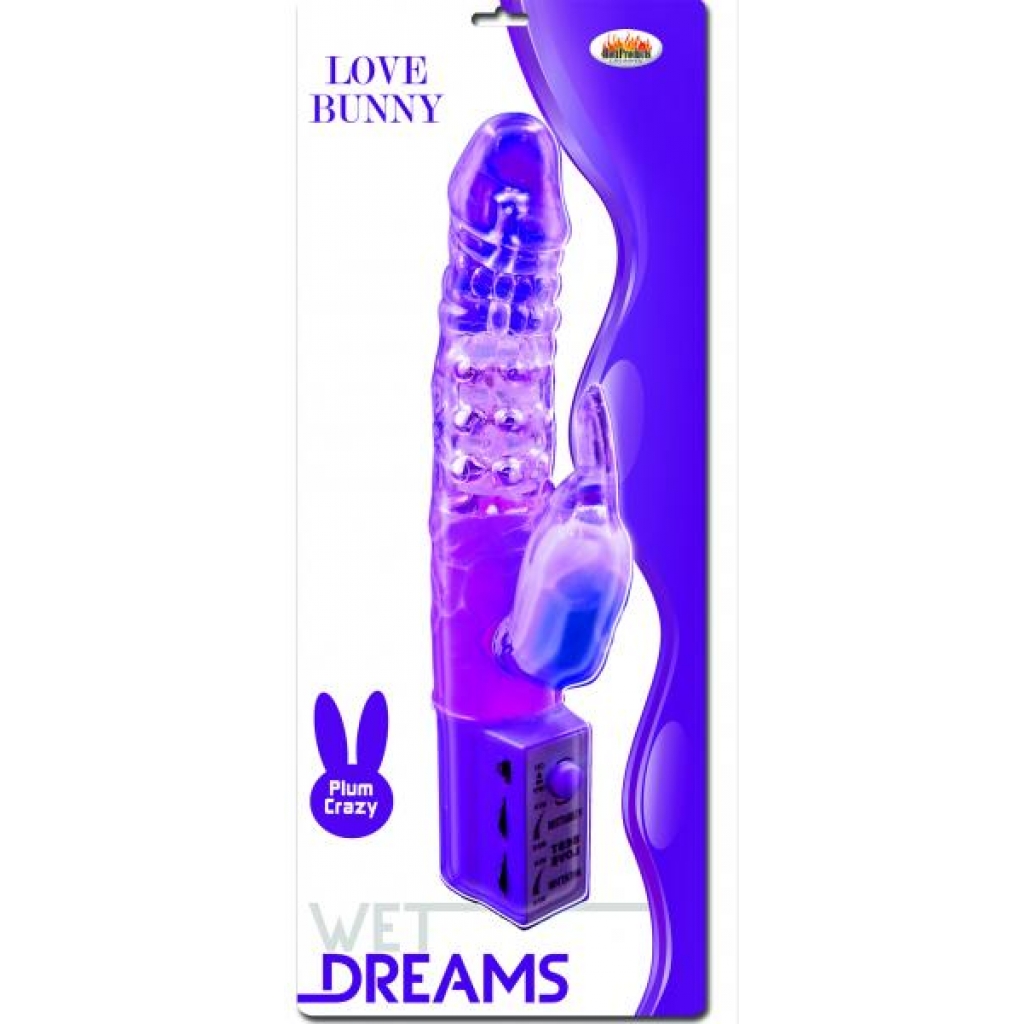 Love Bunny Purple Vibrator - Rabbit Vibrators
