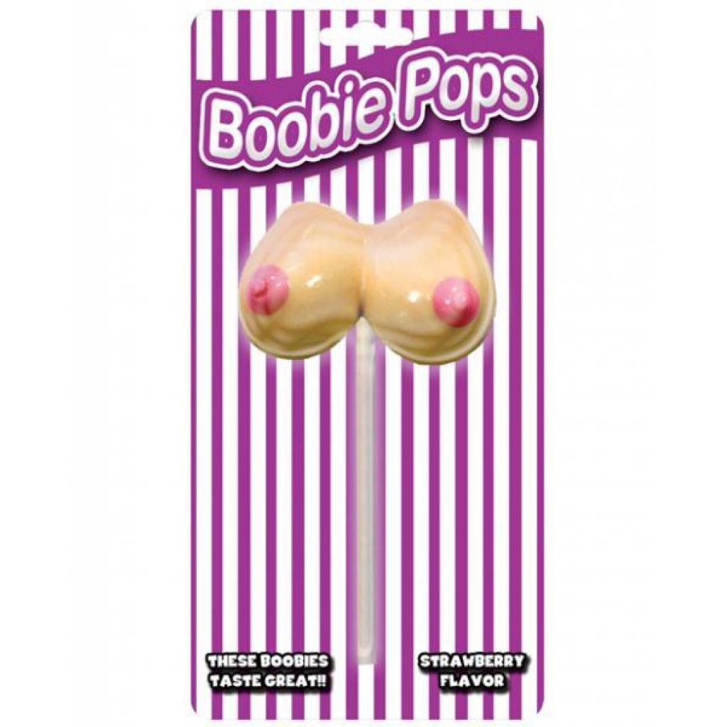 Boobie Pops Strawberry - Adult Candy and Erotic Foods