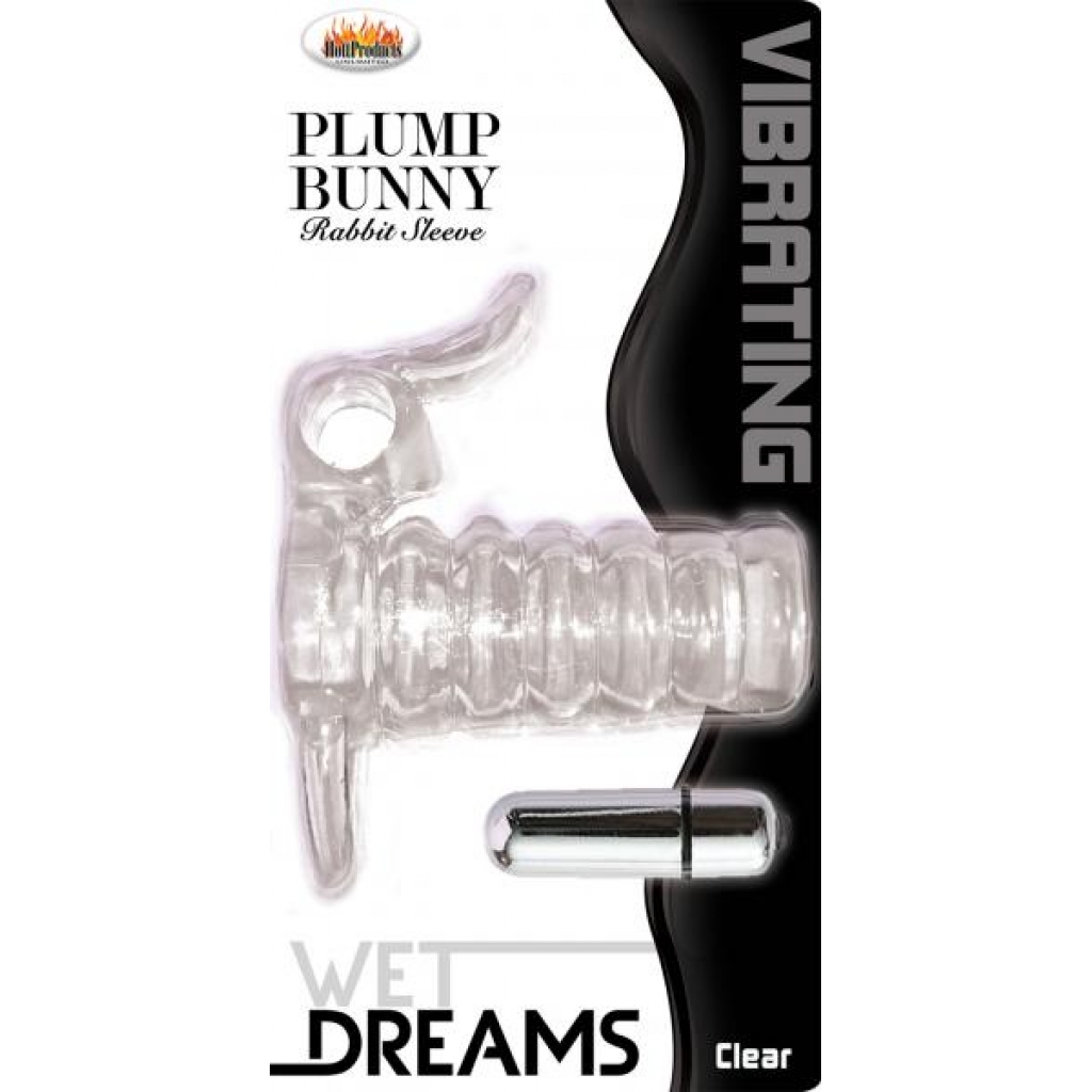 Wet Dreams Plumb Bunny Clear - Couples Penis Rings