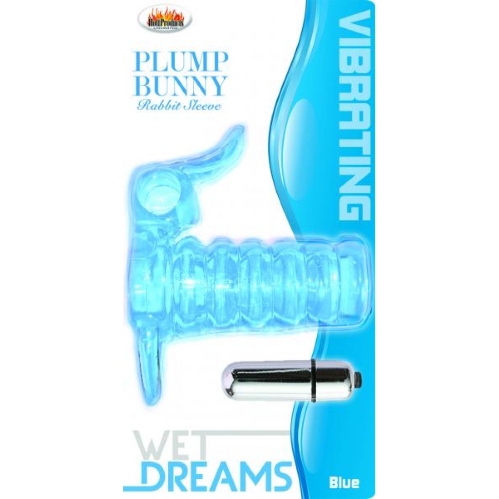 Wet Dreams Plump Bunny Blue Sleeve - Penis Sleeves & Enhancers