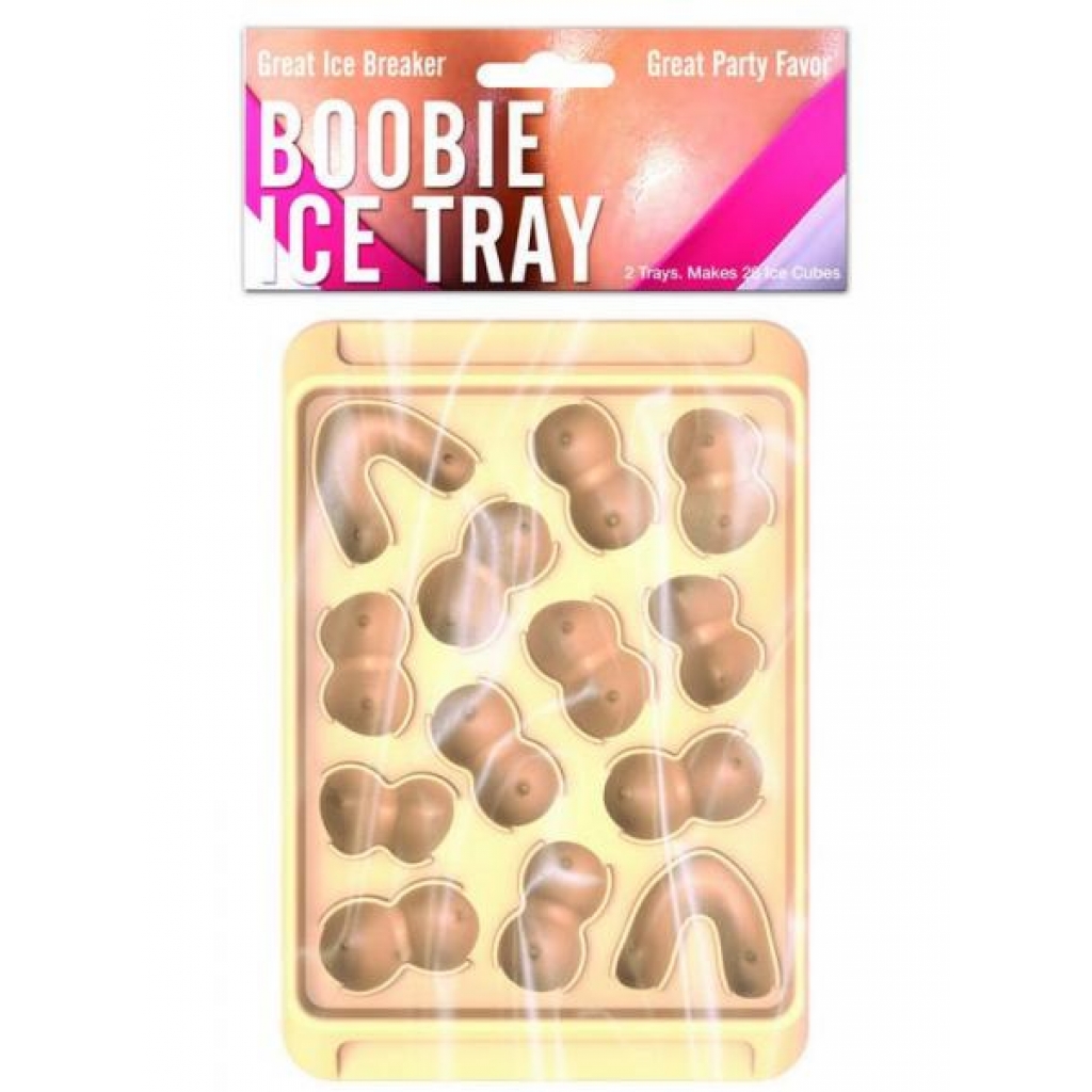 Boobie Ice Cube Tray Assorted Shapes 2 Pack - Serving Ware