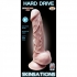 Skinsations Hard Drive 8 inches Dildo Beige - Realistic Dildos & Dongs