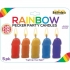 Rainbow Pecker Party Candles 5 Pack Assorted Colors - Serving Ware