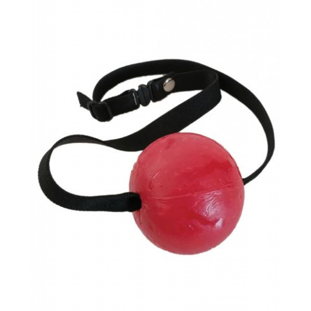 Strawberry Flavored Candy Ball Gag