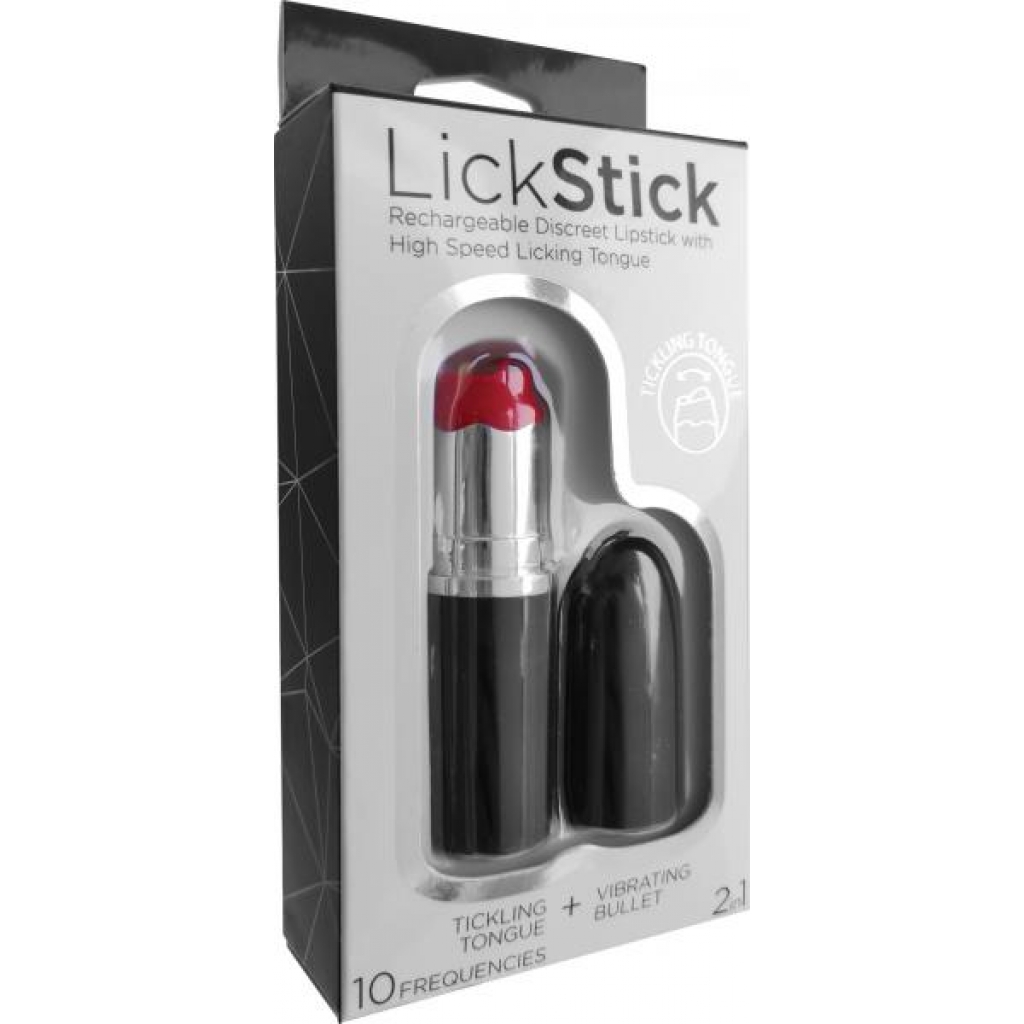Lick Stick Vibrating Lipstick 10 Speed Rechargeable - Discreet