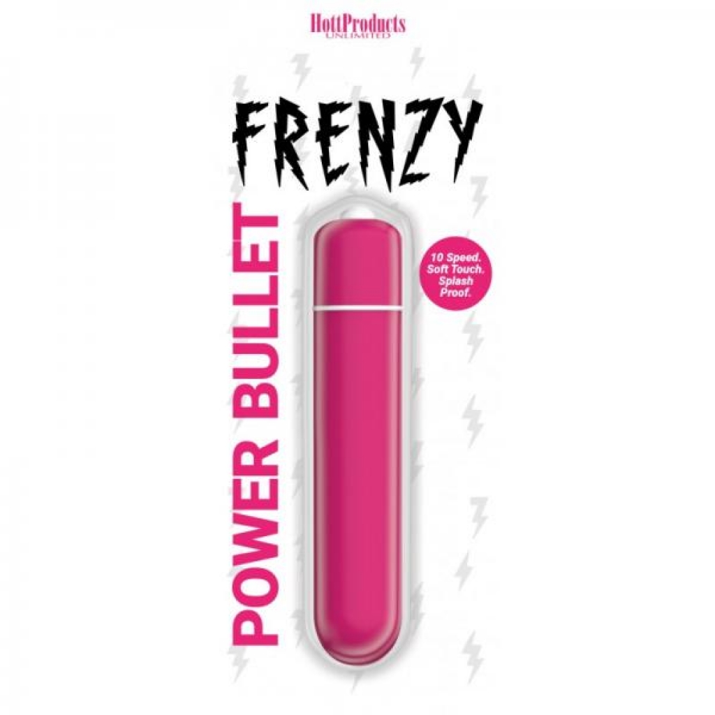Frenzy Power Bullet 10 Speeds Pink - Bullet Vibrators