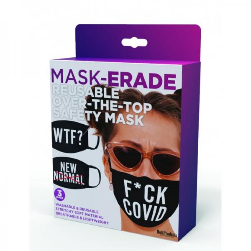Mask-erade Masks 3 Pack - Pasties, Tattoos & Accessories