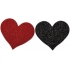 Nipplicious Heart Shaped Glitter Pasties 2pk - Pasties, Tattoos & Accessories
