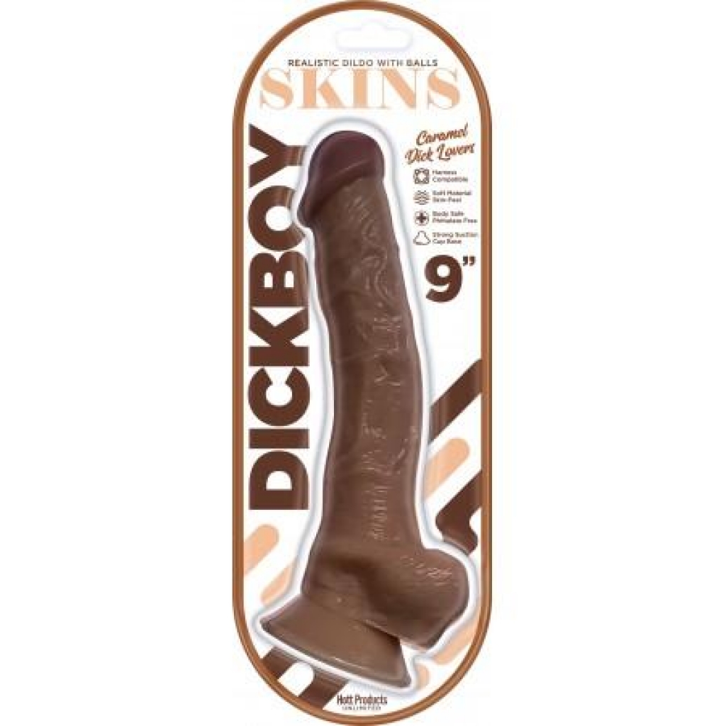 Dickboy Skins Dildo Caramel Lovers 9in - Huge Dildos
