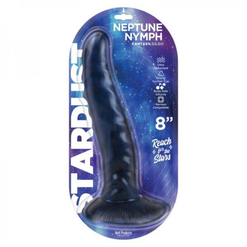Stardust Neptune Nymph Silicone Dildo 8in Purple - Extreme Dildos