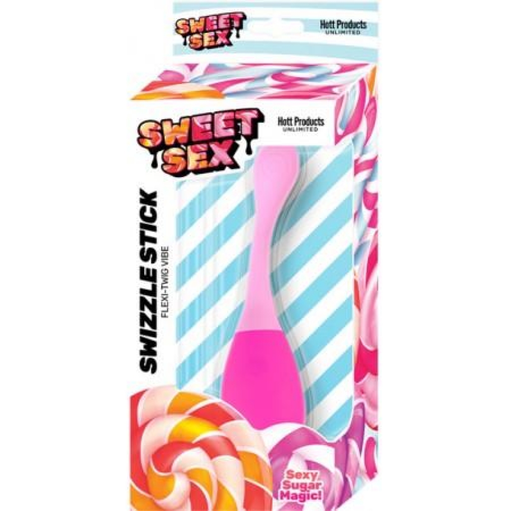 Sweet Sex Swizzle Stick Vibrator - Magenta