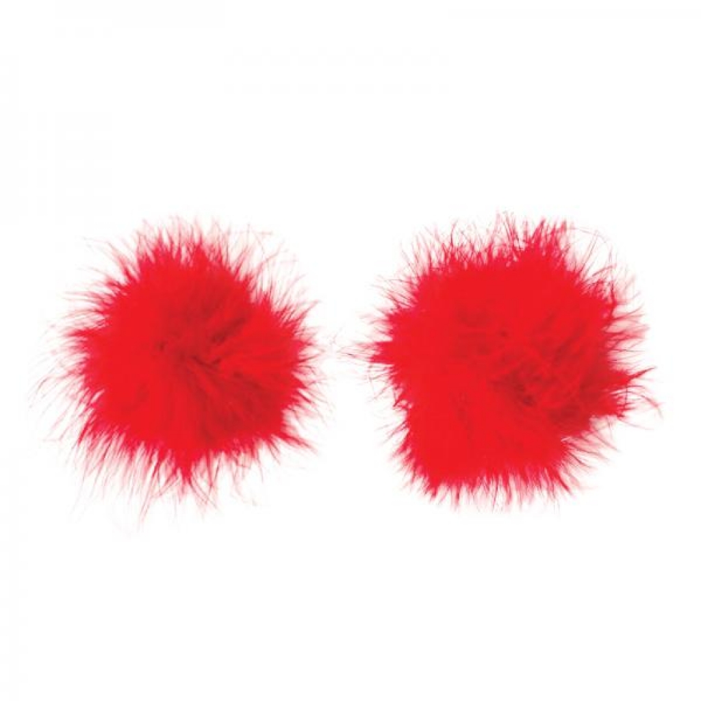 Nipplicious Furball Pasties Red - Pasties, Tattoos & Accessories