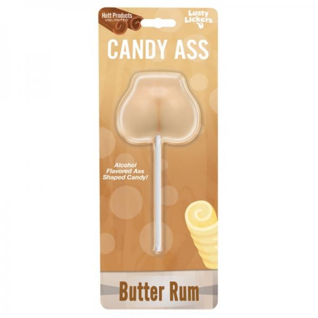 Candy Ass Booty Pops Butter Rum Flavor - Adult Candy and Erotic Foods