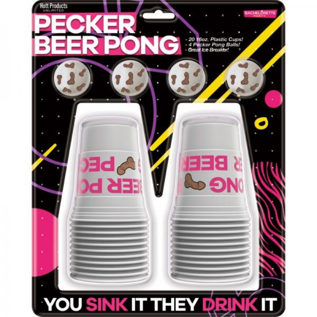 Pecker Beer Pong Set - Fun Party Essentials