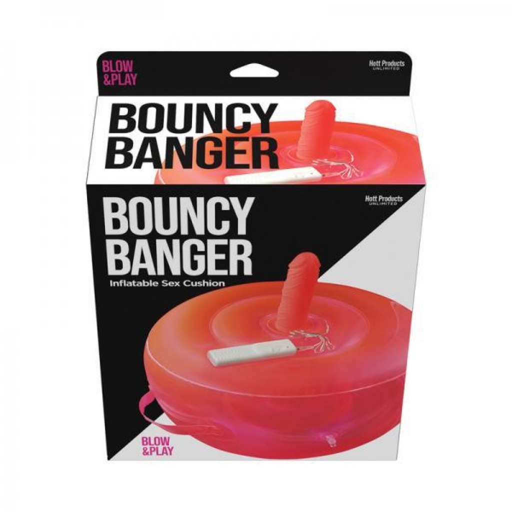 Bouncy Banger Inflatable Play Cushion W/ Wire Control Dildo - Sex Machines