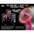 Blow Me Light Up Pocket Fan Black - Gag & Joke Gifts