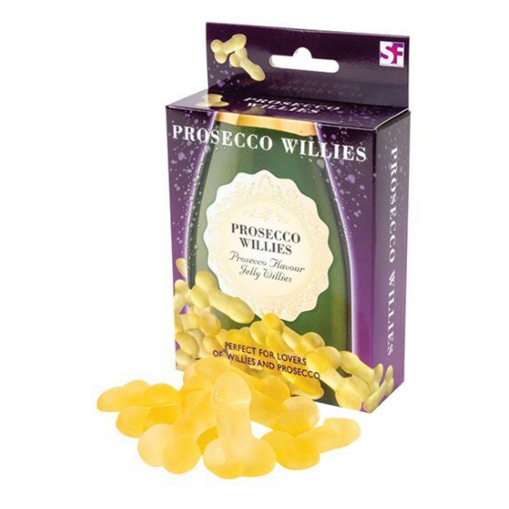 Prosecco Willies Penis Shaped Gummies Champagne Flavor - Adult Candy and Erotic Foods
