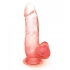 Shades 6in Jelly Gradient Dong Coral - Realistic Dildos & Dongs