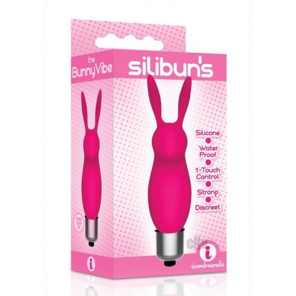 The 9s Silibuns Bunny Bullet Pink - Bullet Vibrators