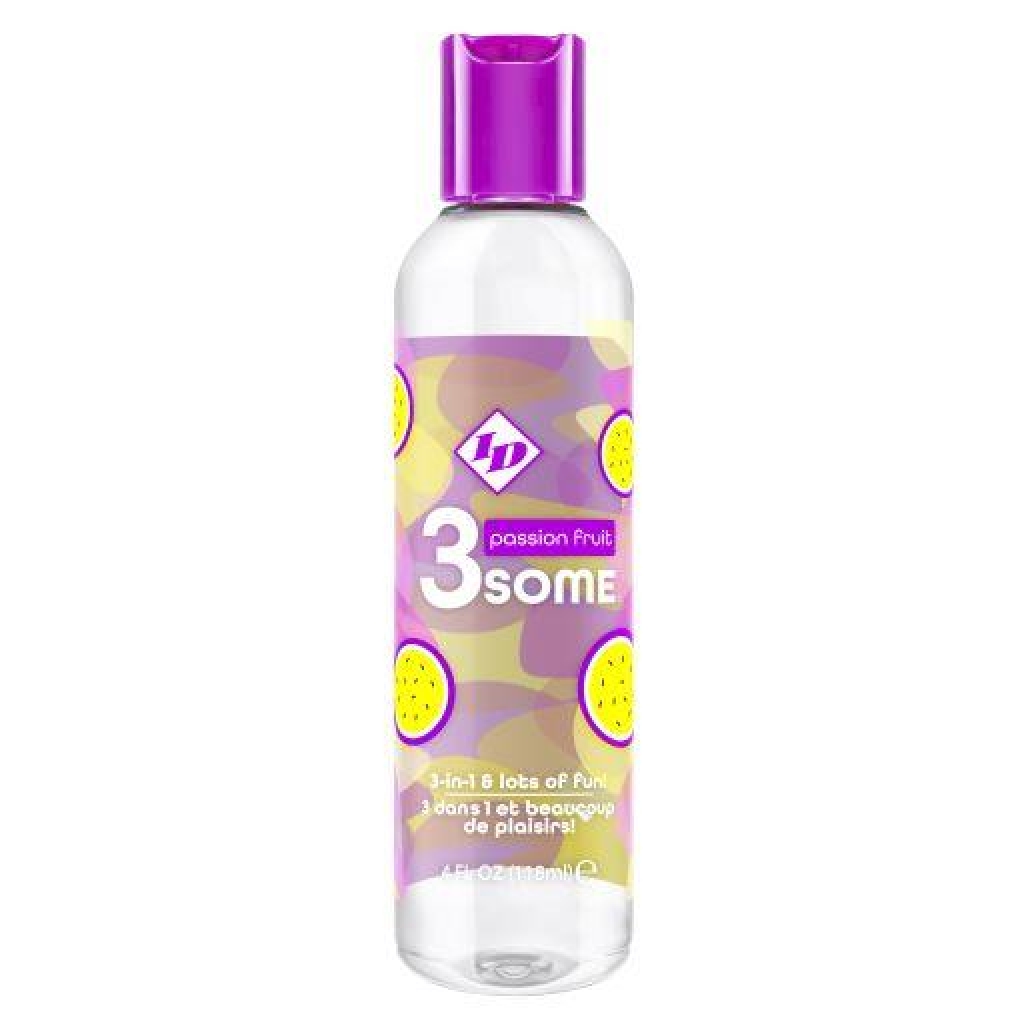 Id 3some Passion Fruit 4 Oz - Lubricants