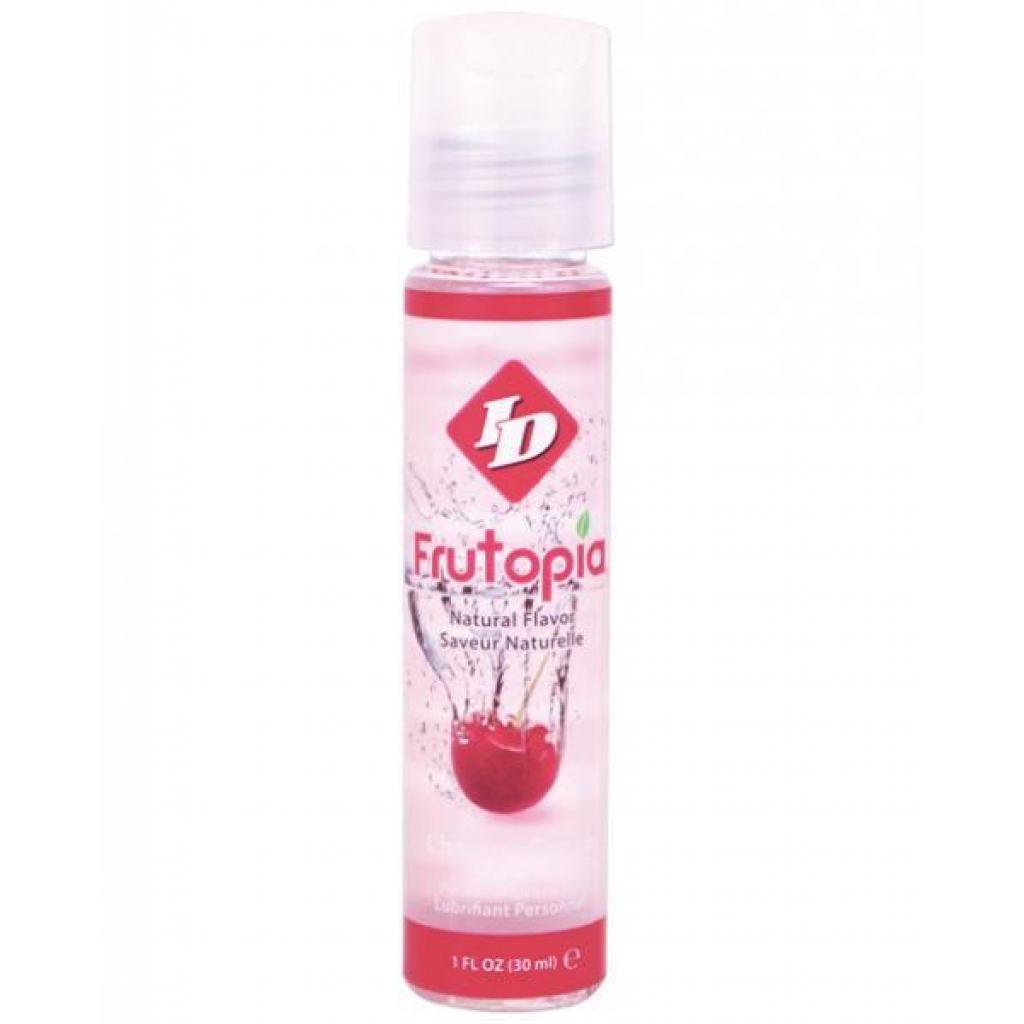 ID Frutopia Lubricant Cherry 1oz - Lickable Body