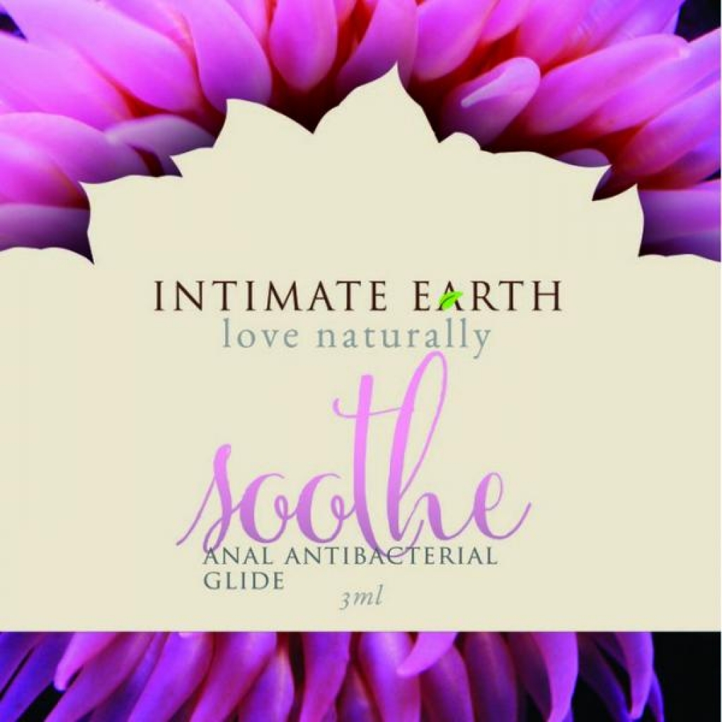 Intimate Earth Soothe Anal Anti Bacterial Glide Foil Pack .10oz - Lubricants