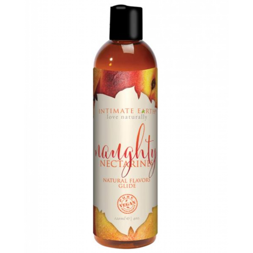 Intimate Earth Naughty Nectarines Glide 4oz - Lubricants