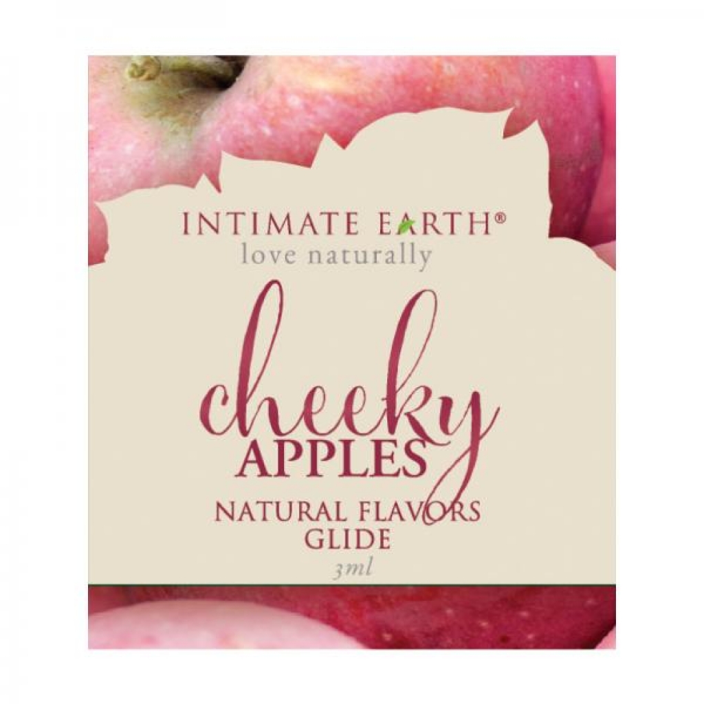 Intimate Earth Cheeky Apples Glide Foil Pack .1oz - Lickable Body
