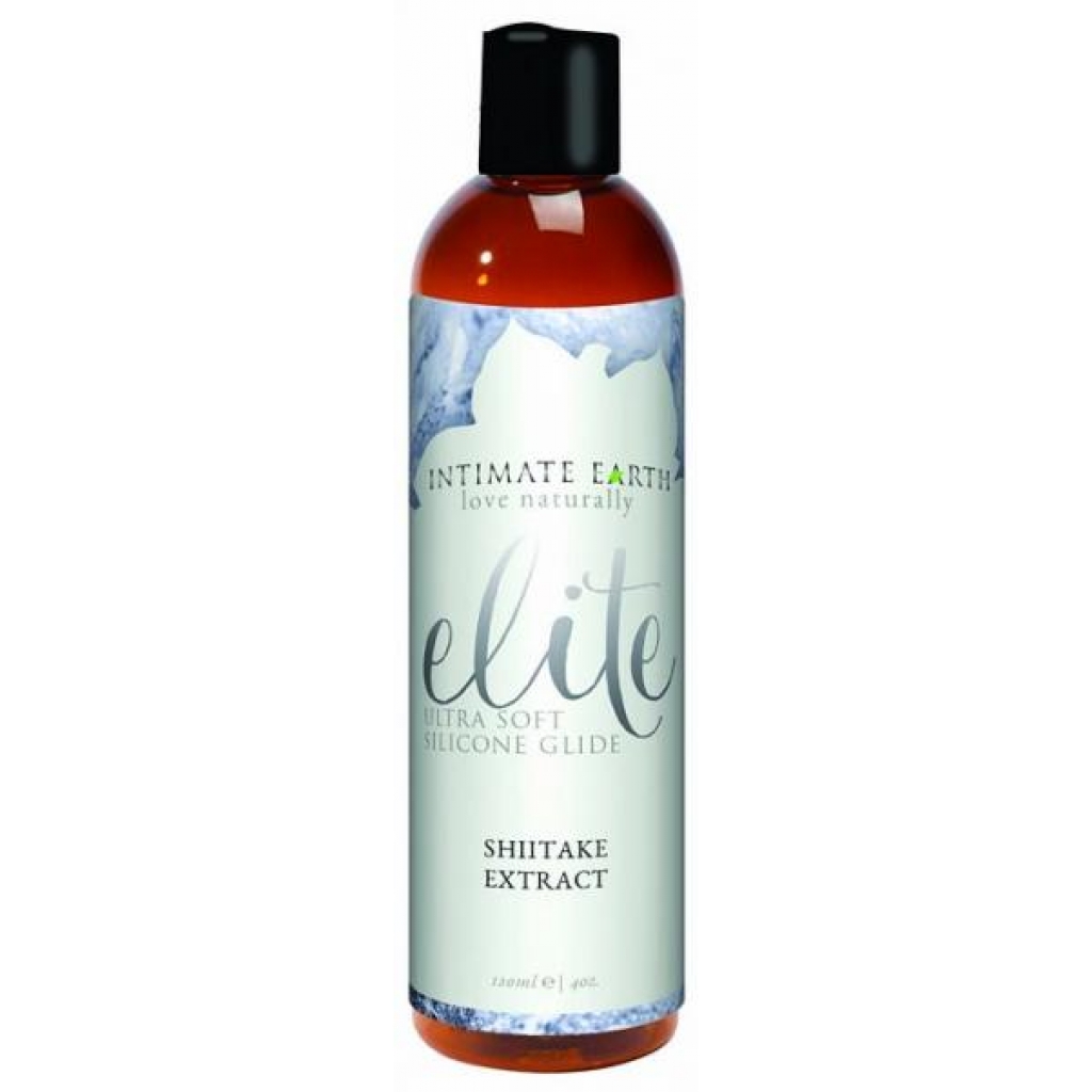 Intimate Earth Elite Silicone Shiitake Glide 4oz - Lubricants