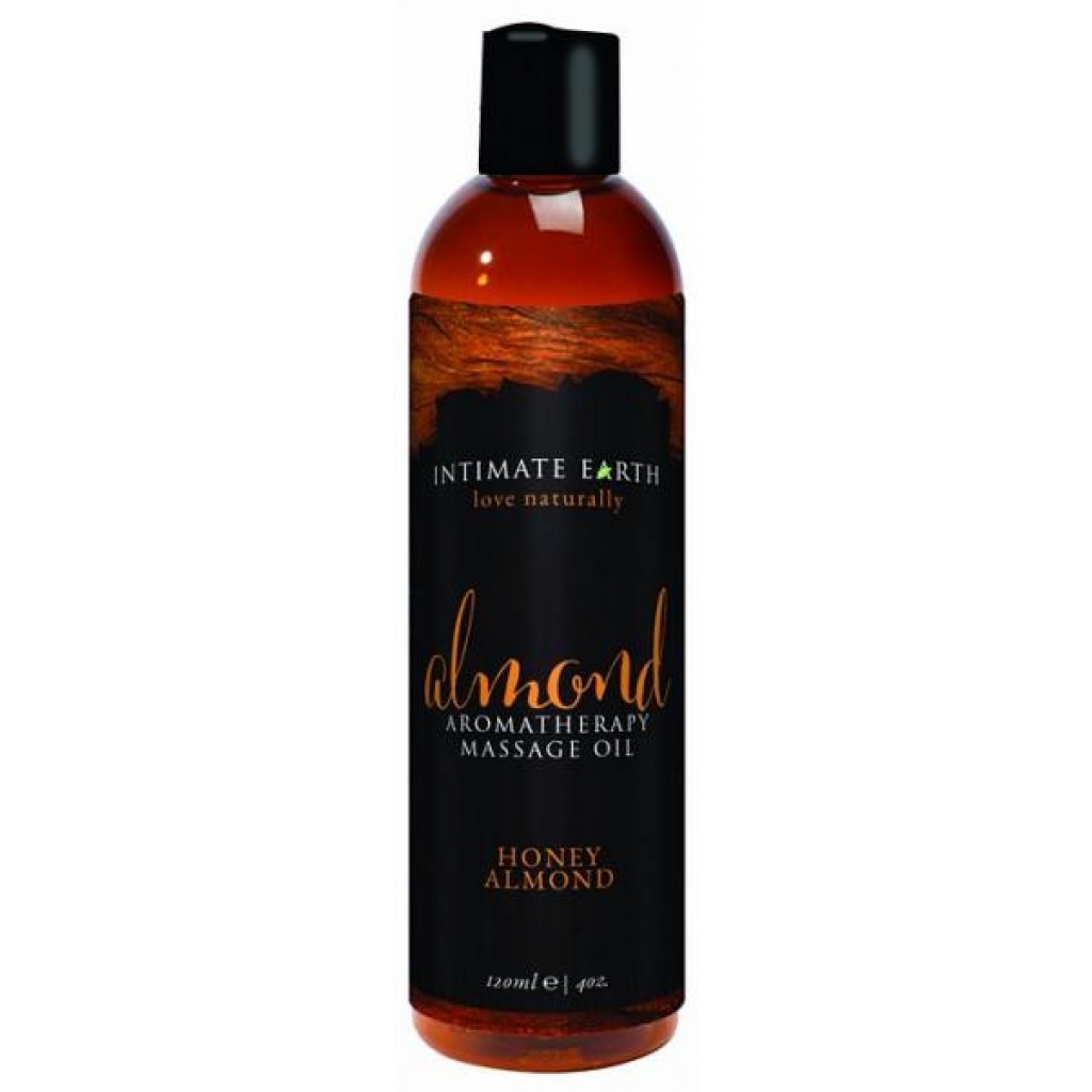 Intimate Earth Almond Massage Oil 4oz - Sensual Massage Oils & Lotions