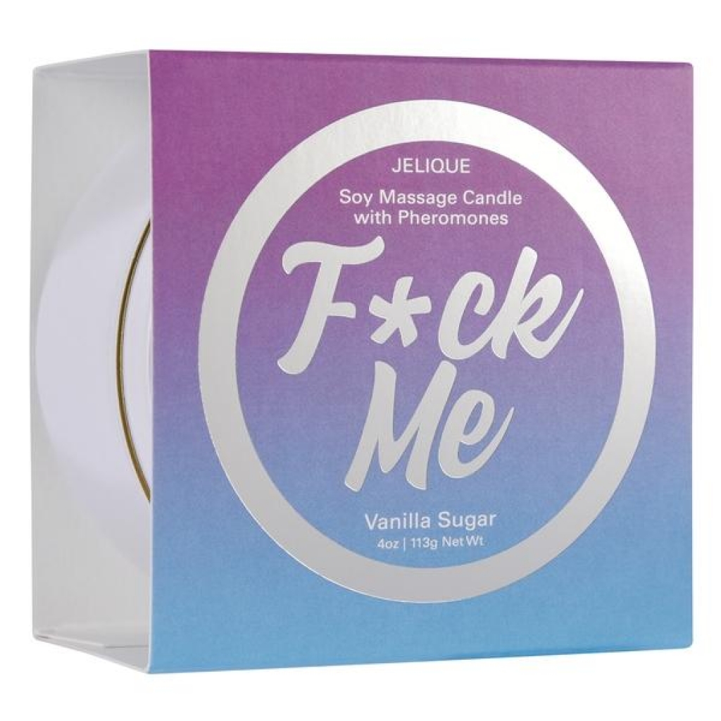 Massage Candle W/ Pheromones F*ck Me Vanilla Sugar 4oz - Massage Candles