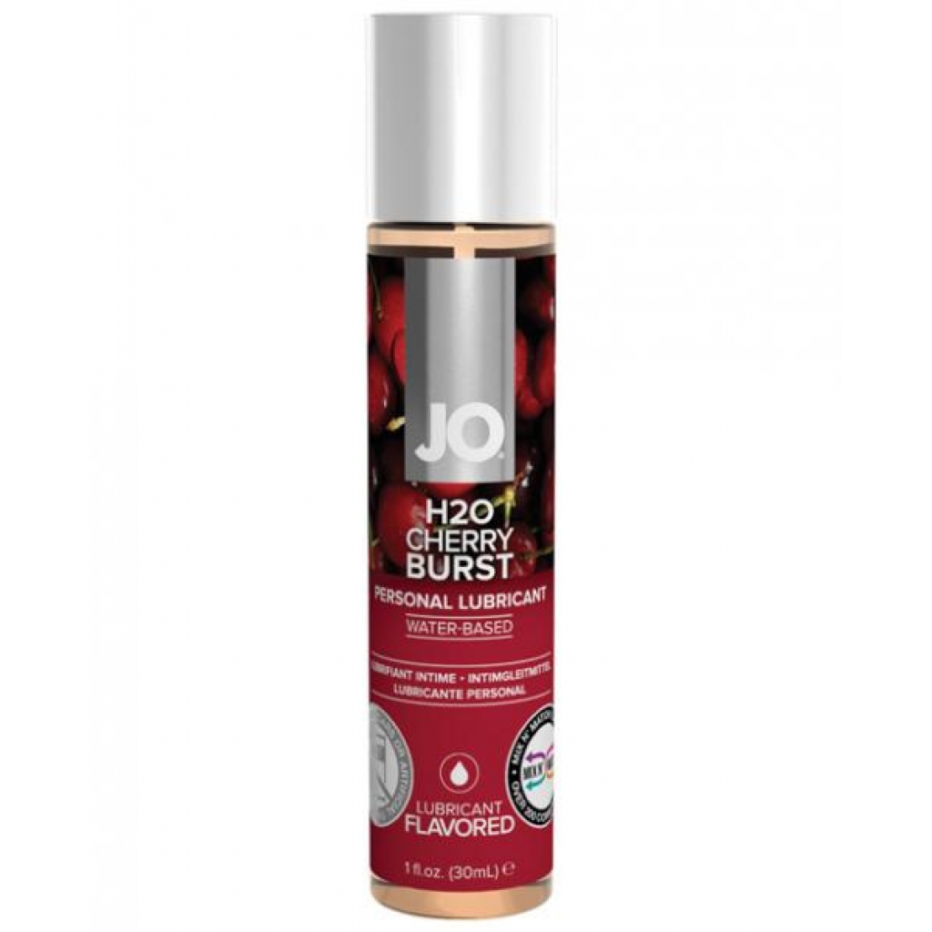 System JO H2O Flavored Lubricant Cherry 1oz - Lubricants