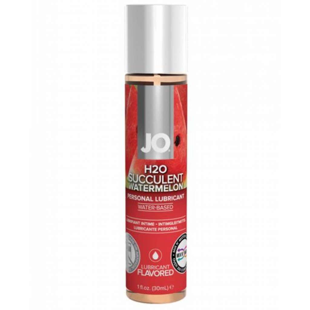 System JO H2O Flavored Lubricant Watermelon 1oz - Lubricants