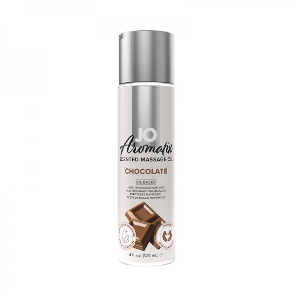 Jo Aromatix Chocolate Massage Oil 4oz - Sensual Massage Oils & Lotions