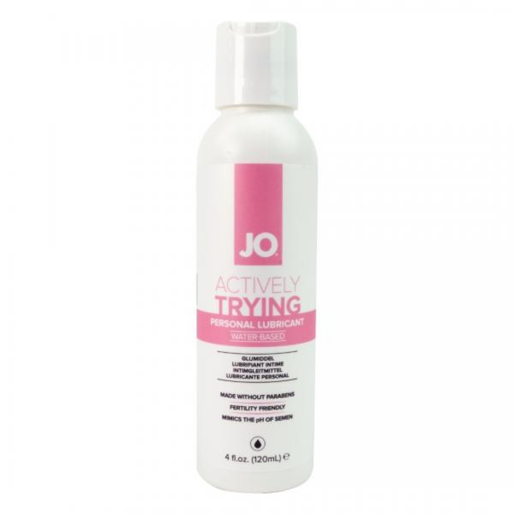 Jo Actively Trying W/o Parabens 4 Oz - Lubricants