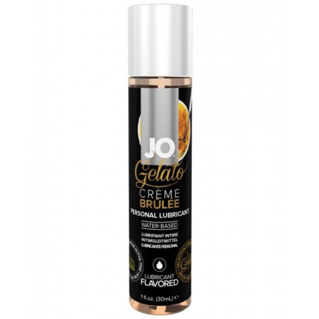 JO Gelato Creme Brulee Flavored Lubricant 1oz - Lubricants