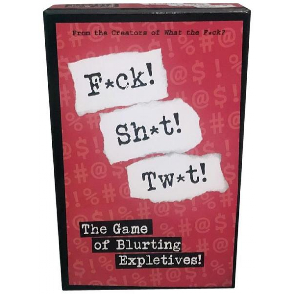 F*ck! Sh*t! Tw*t! Card Game - Party Hot Games