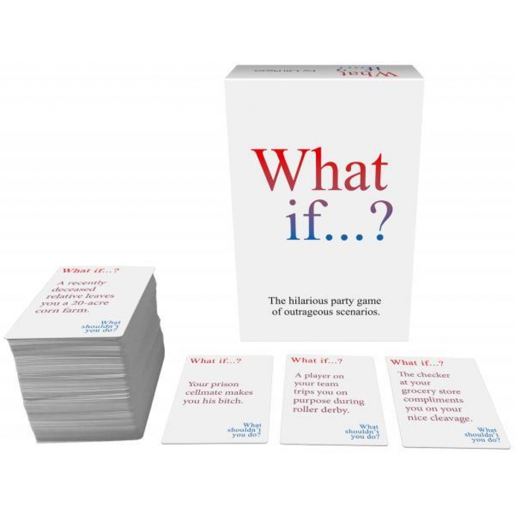 What If...? The Hilarious Party Game Of Outrageous Scenarios. - Party Hot Games