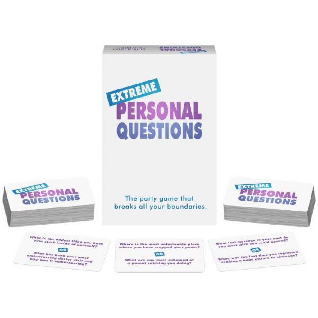 Extreme Personal Questions Adult Party Game - Hot Games for Lovers
