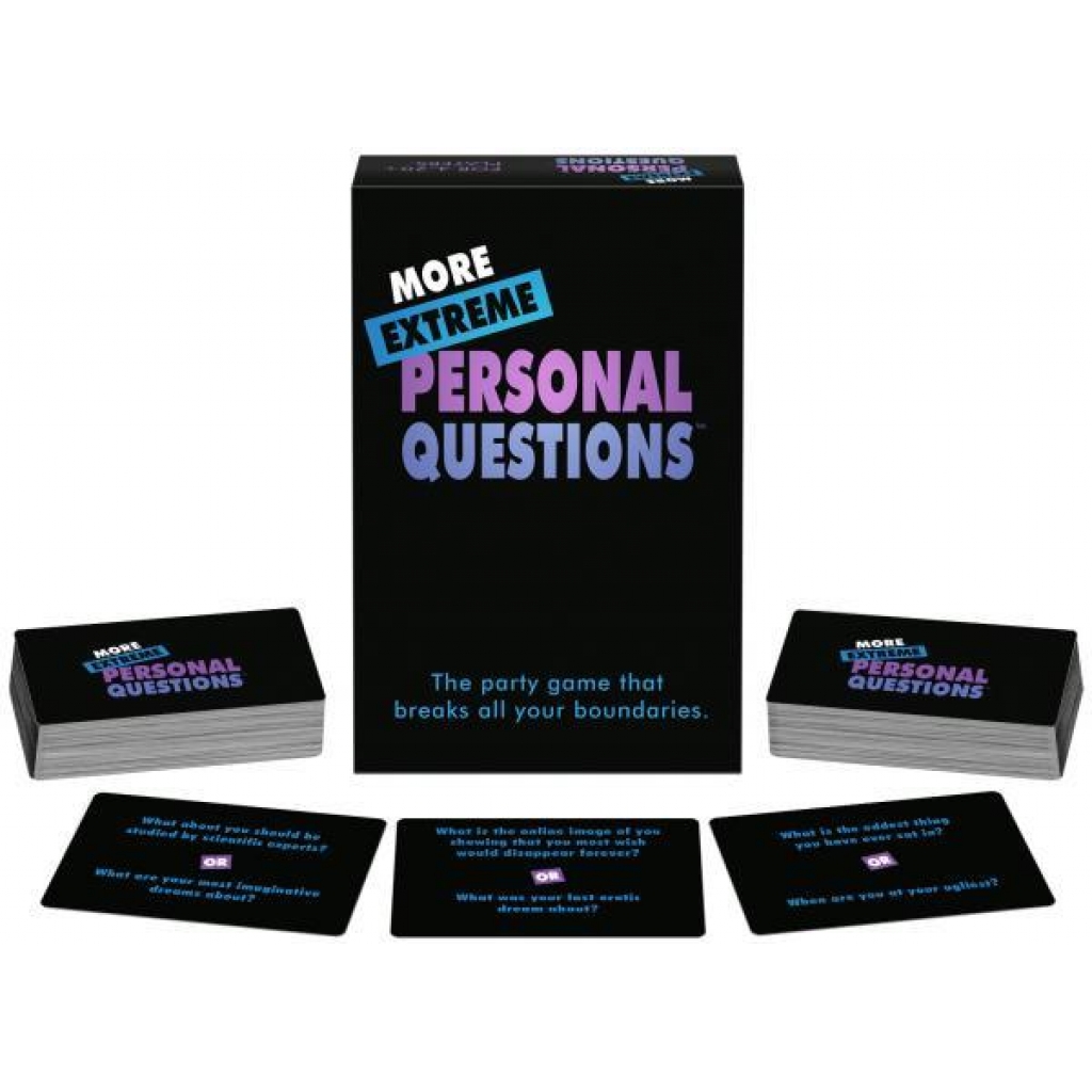 More Extreme Personal Questions Card Game - Party Hot Games