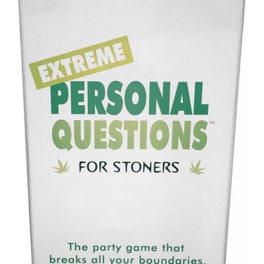 Extreme Personal Questions For Stoners - Party Hot Games