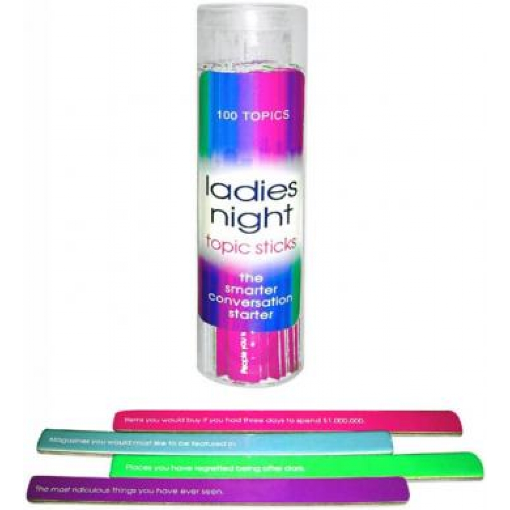 Ladies Night Topic Sticks Game - Party Hot Games