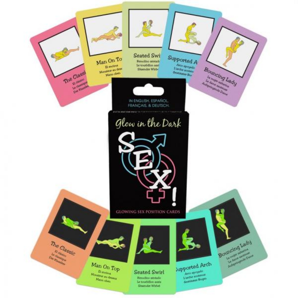 Glow-in-the-dark Sex! Cards - Hot Games for Lovers