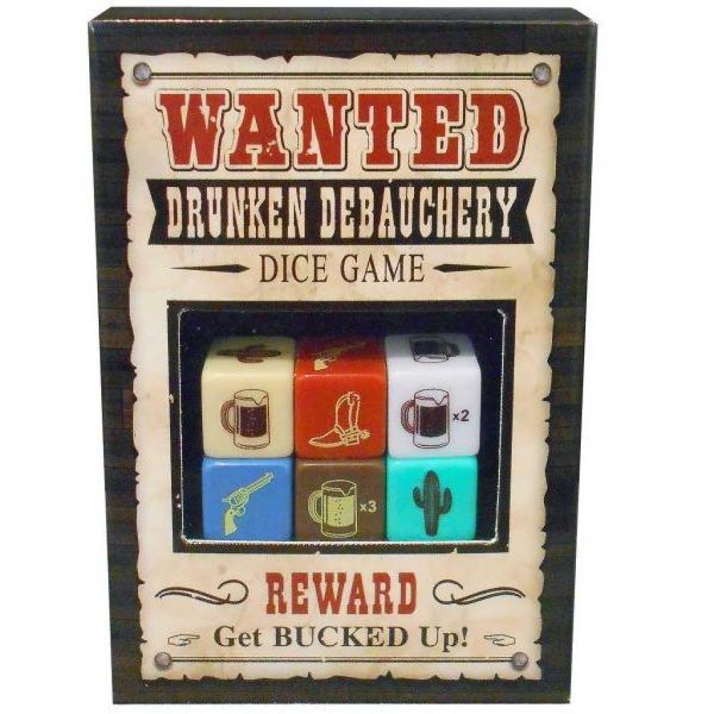 Wanted Debauchery Dice - Party Hot Games