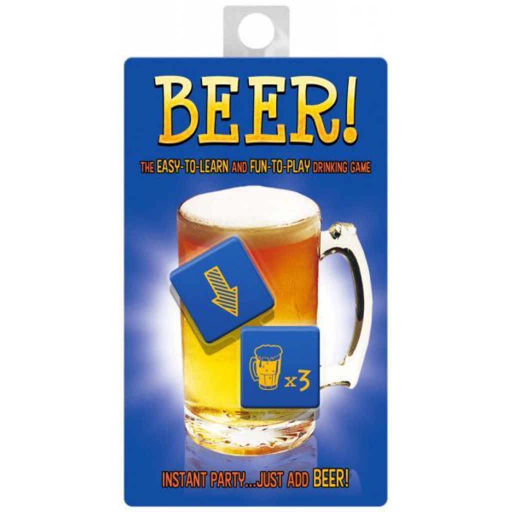 Large Beer Dice Game - Party Hot Games