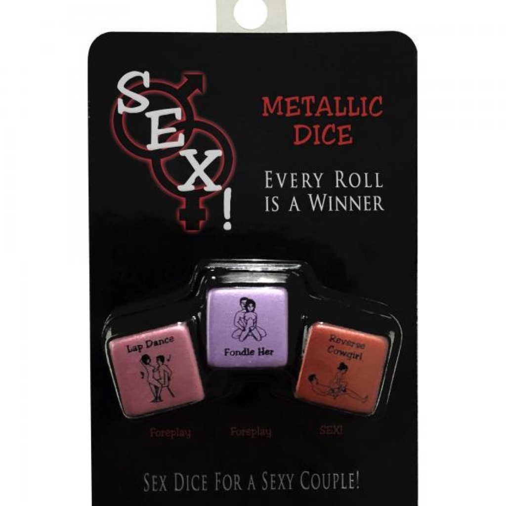 Sex! Metallic Dice - Hot Games for Lovers