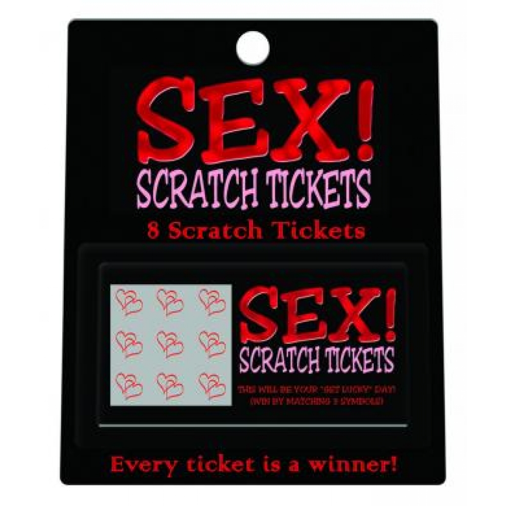 Sex Scratch Tickets - Gag & Joke Gifts